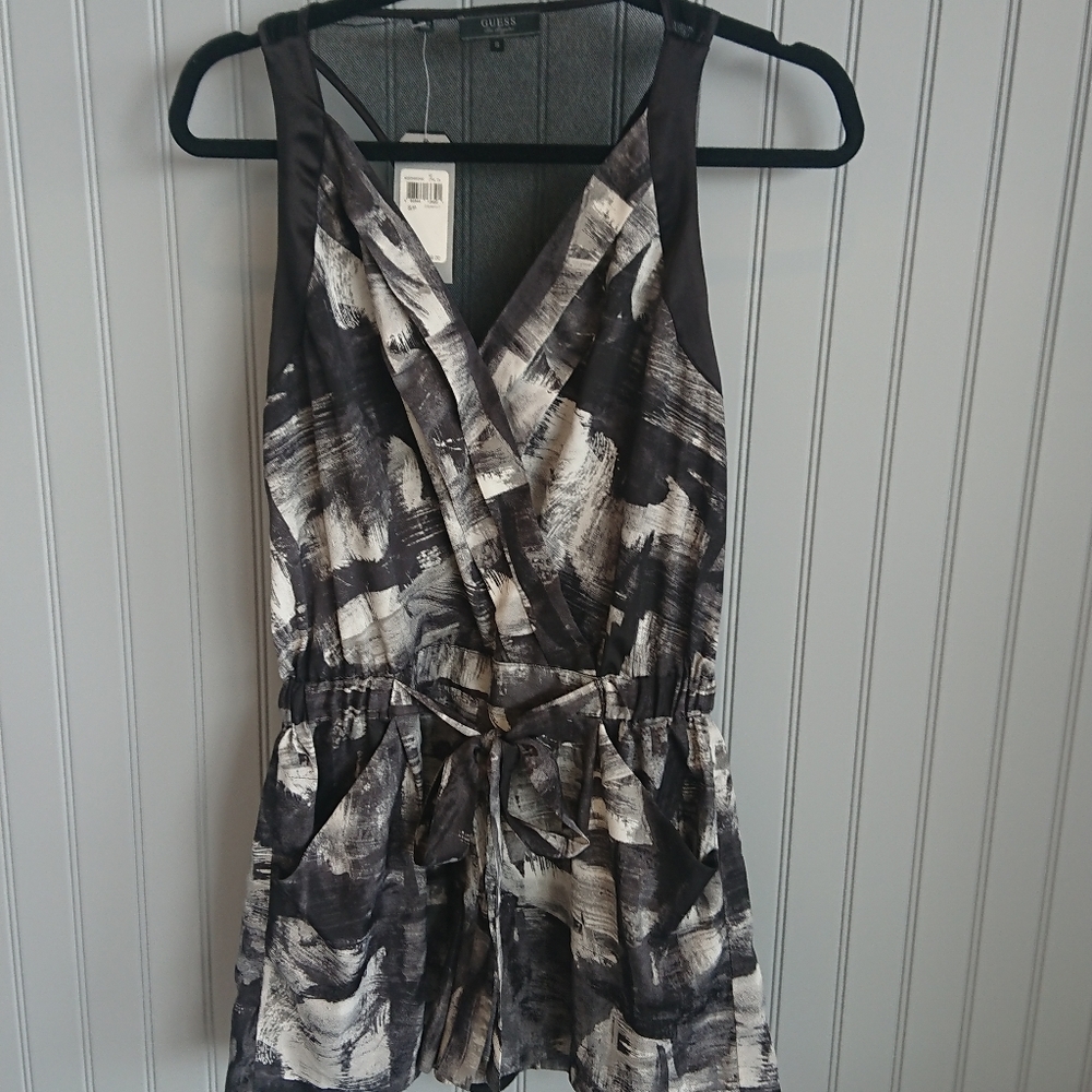 Stylish Black and White Jumpsuit